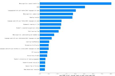 Factors influencing secondary school students’ reading literacy: An analysis based on XGBoost and SHAP methods